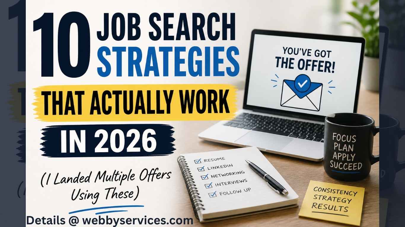 10 Job Search Strategies That Actually Work in 2026 (I Landed Multiple ...